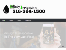 Tablet Screenshot of mistyirrigation.com